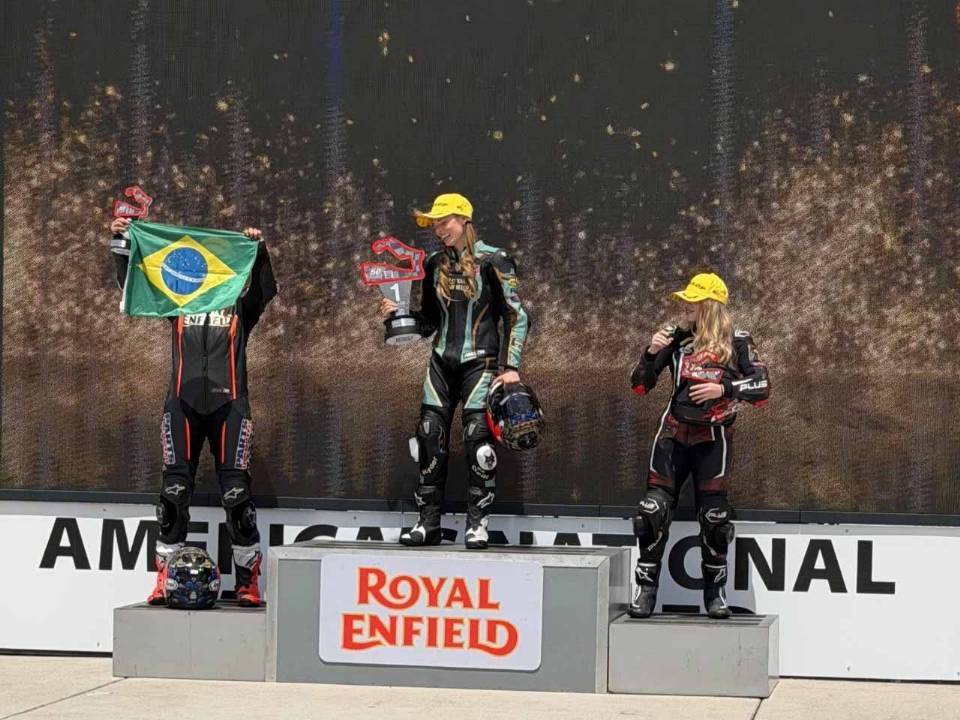 Tati Paze conquista pódio no Road América