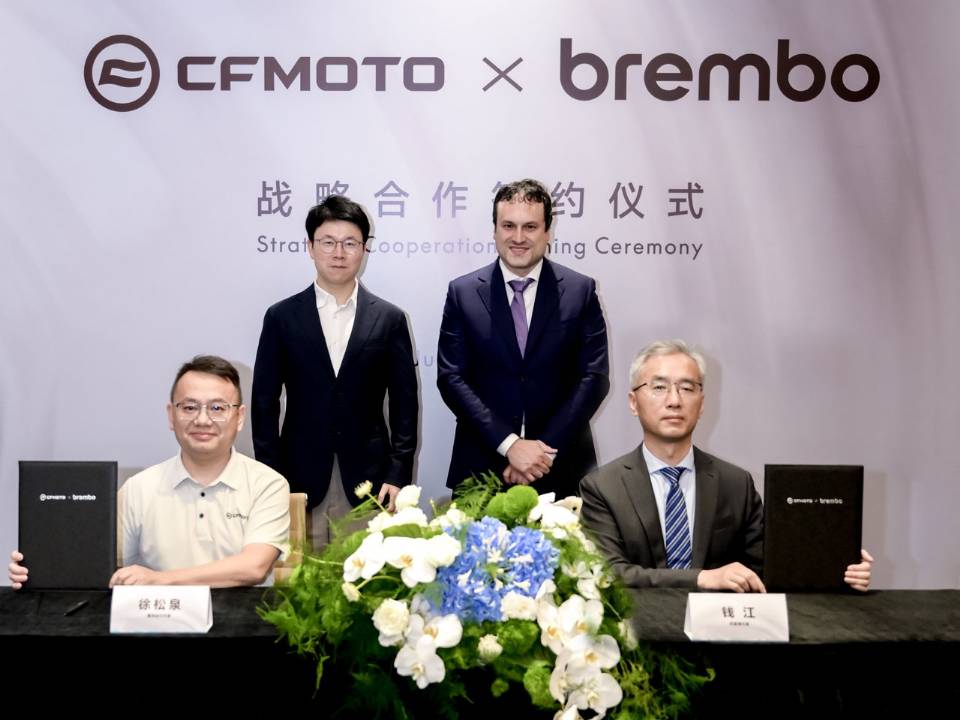 CFMoto - parceria global com a Brembo