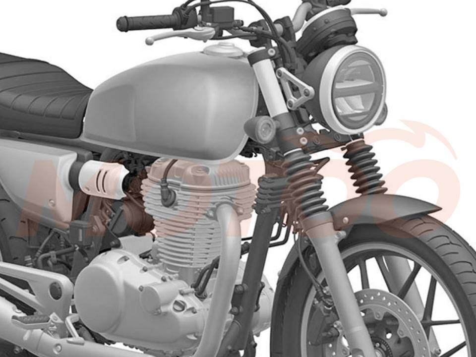 Desenho do INPI: vers�o da CB350