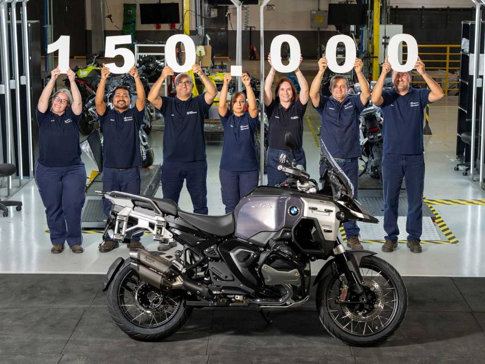 BMW Motorrad alcan�ou a marca de 150 mil motocicletas produzidas no Brasil