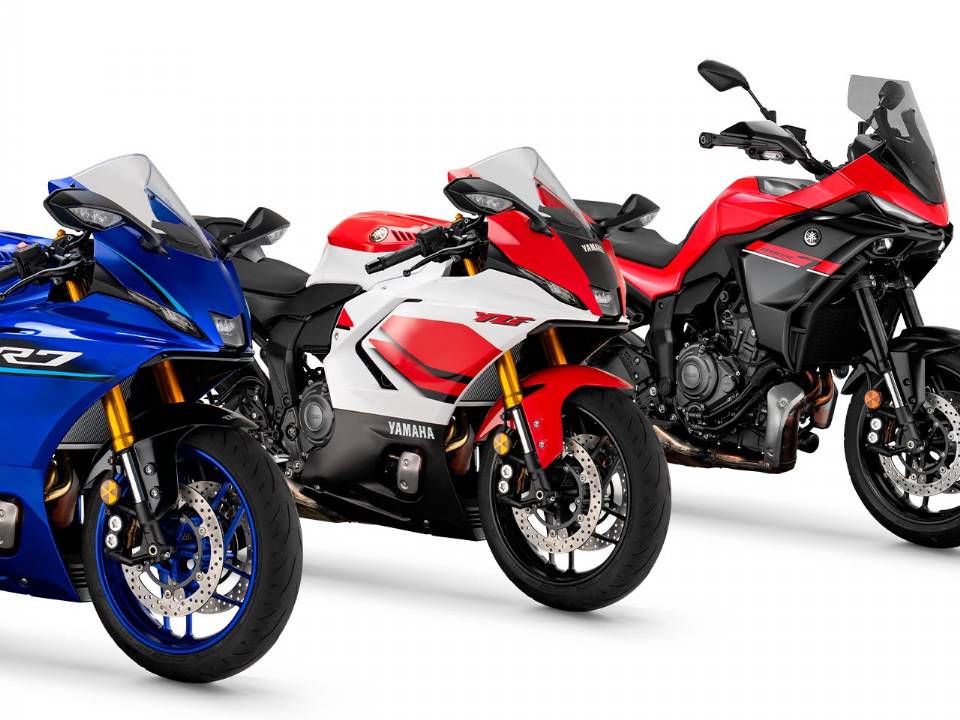 Yamaha lan�a Tracer 7, R7 e R7 70th Anniversary