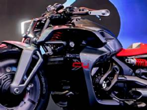 VOGE revela moto-conceito h�brida em sal�o de motos na China