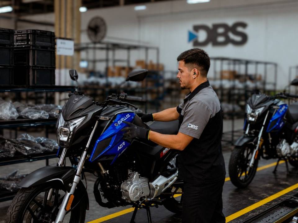Avelloz AZ 170 montada em acordo com grupo DBS