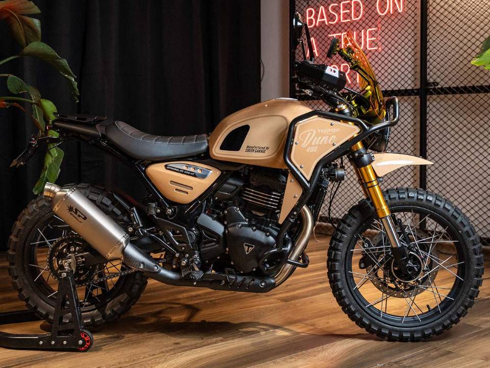 Customização da Scrambler 400 XC pela Itália