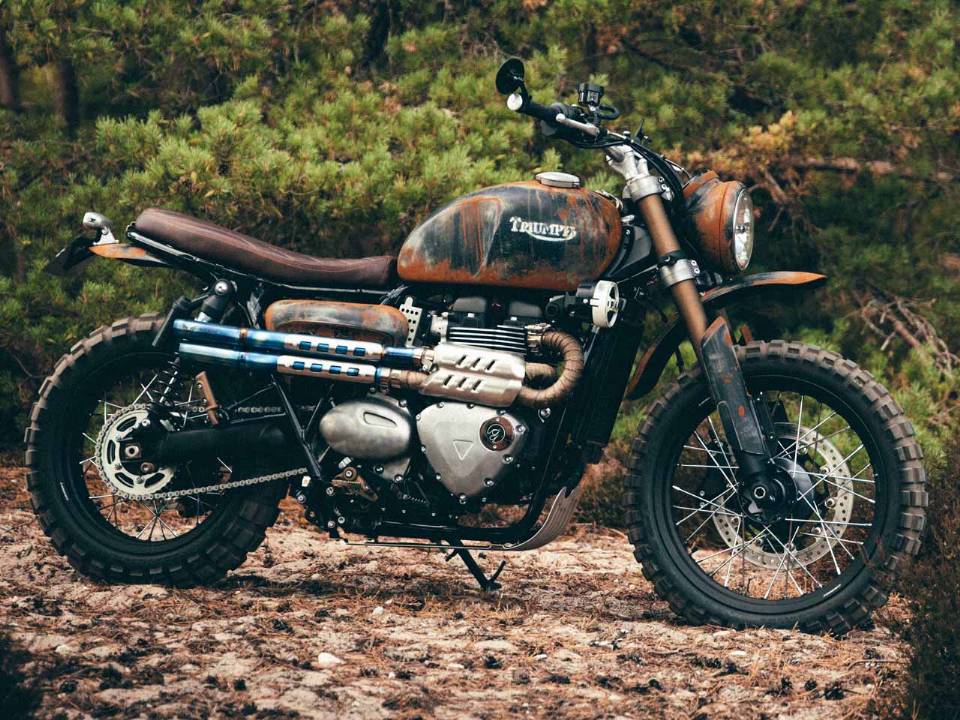 Customização da Triumph Scrambler 900 pelo Reino Unido